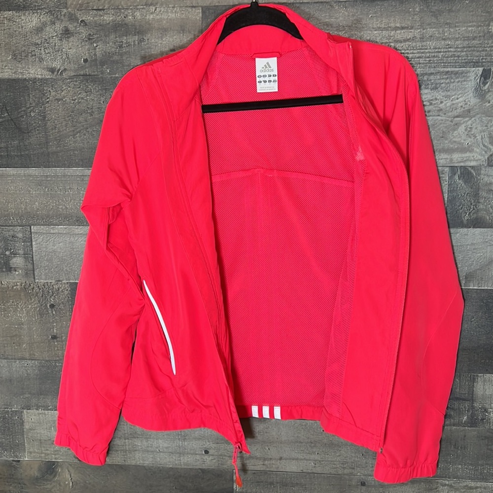 Pink Adidas Wind Breaker Jacket - Picture 4 of 6